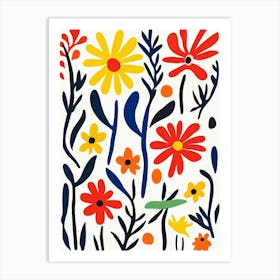 Flowers In The Garden 8 Art Print