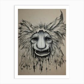 Troll Face Art Print