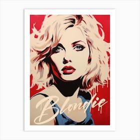 Blondie Pop Art Art Print