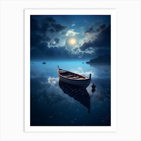 Boat In The Water Art Print