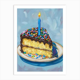 Birthday Cake 10 Art Print