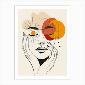 Portrait Of A Woman 395 Art Print