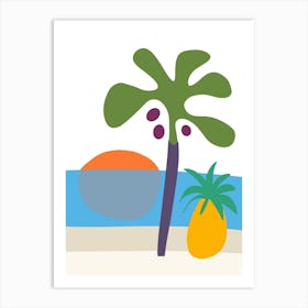 Tropical Vacation Art Print