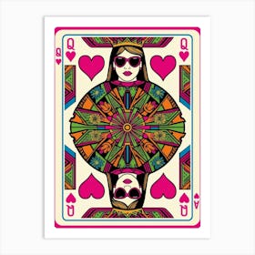 Queen Of Hearts Art Print