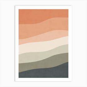 Minimal Waves 146 Art Print