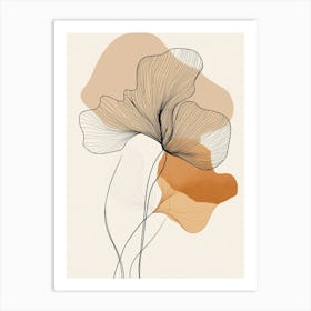 Abstract Flower 82 Art Print