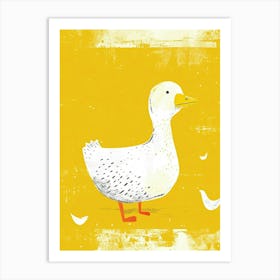 Yellow Goose 3 Art Print
