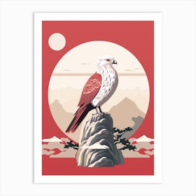 Minimalist Osprey 2 Illustration Art Print