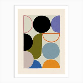 Bowls Bauhaus Art Print