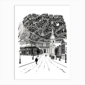 London Skyline 1 Art Print