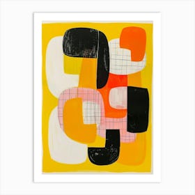 Abstract Squares 18 Art Print