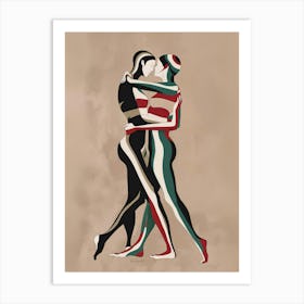 Kiss Dancing Art Print