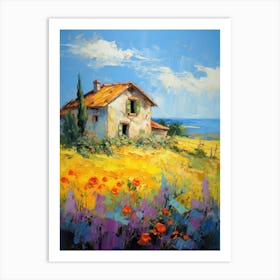 House In The Meadow 1 Art Print