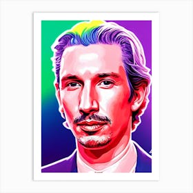 Adam Driver Pop Movies Art Movies Art Print