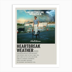 Niall Horan Heartbreak Weather 2020 Album Cover Poster 2 Art Print