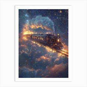 Train In The Sky 8 Art Print