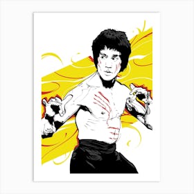 Bruce Lee I Art Print