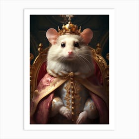 King Mouse Art Print