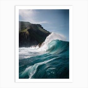 Large Wave In The Ocean Art Print