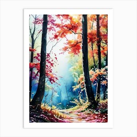 Autumn Forest 11 Art Print