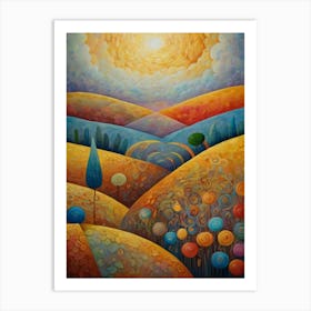 Landscape Painting 37 Art Print