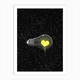 Light Bulb Art Print