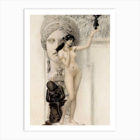 Allegory Of Sculpture (1889), Gustav Klimt Art Print