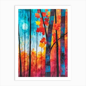 Autumn In The Woods 8 Art Print