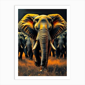 Wild Animal Creative Portrait 78 Art Print