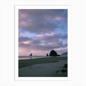 Pastel Cannon Beach Art Print