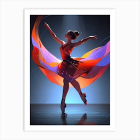 Ballet Dancer 1 Art Print