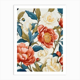 Peony Flower 2 Art Print