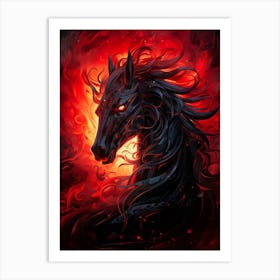 Dark Horse 1 Art Print