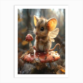 Fairy Mouse 2 Art Print