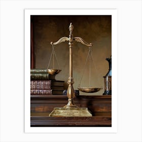 Scales Of Justice 3 Art Print