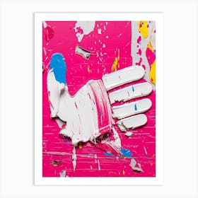 Splatter Hand Art Print