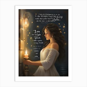 I Am The Light Of The World Art Print