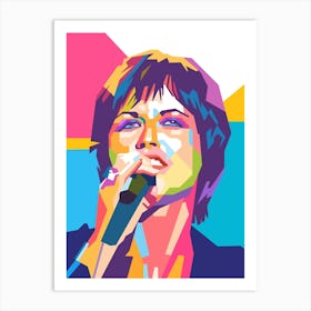 Dolores O'Riordan wpap art Art Print