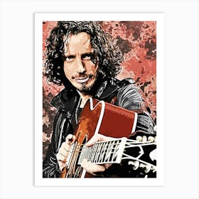 Chris Cornell audioslave band music 3 Art Print