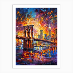 Brooklyn Bridge Art Print