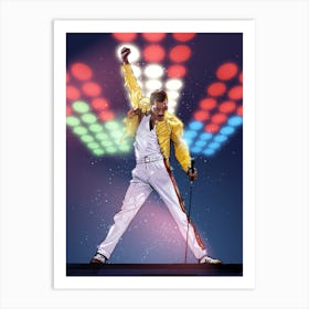 Freddie Mercury Art Print