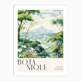 Botanique Fantasy Gardens Of The World 34 Art Print
