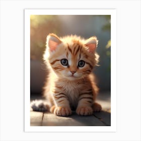 Cute Kitten 1 Art Print