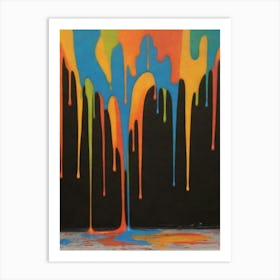 Dripping Paint 3 Art Print