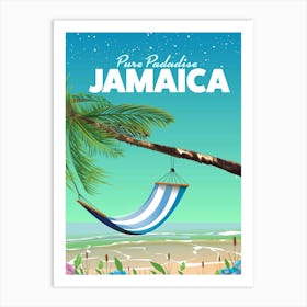 Pure Paradise Jamaica  Art Print