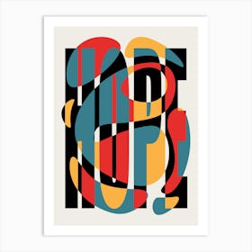 Hope Abstract Positive Quote Minimalist Art Print