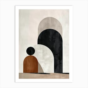 Glasgow Stone Park Bauhaus Minimalist Art Print