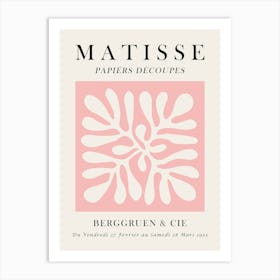 Matisse organic floral 2 Art Print