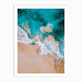 Aerial View Of The Ocean 18 Art Print