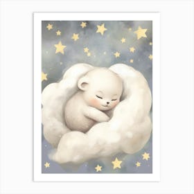 Sleeping Baby Seal Pup Art Print
